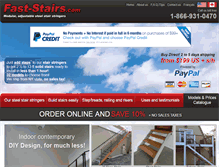 Tablet Screenshot of fast-stairs.com